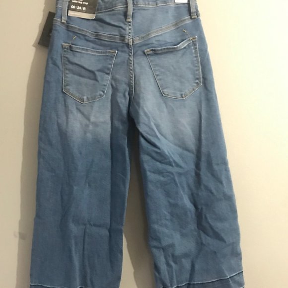 Mossimo high rise wide leg crop jeans - Picture 5 of 6